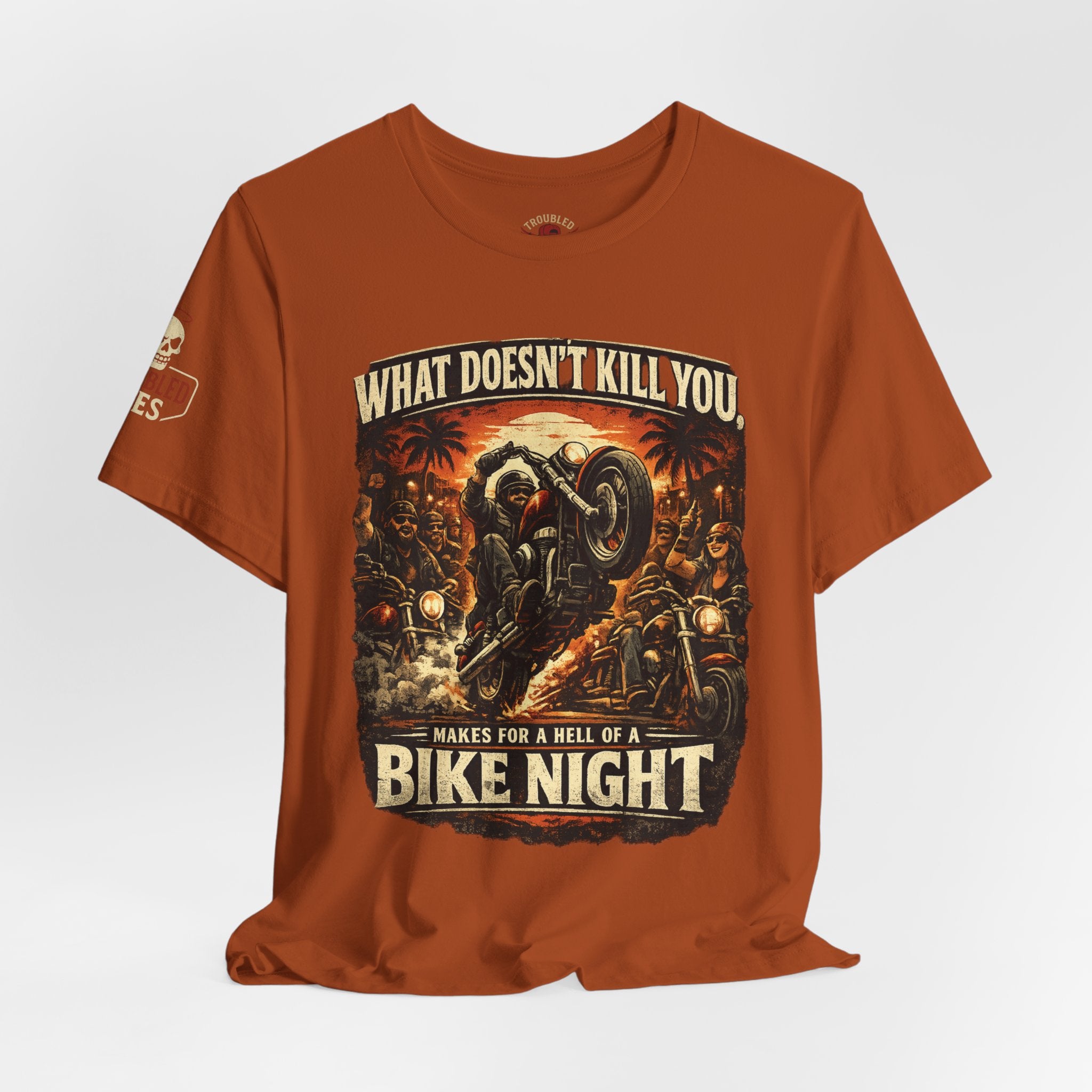 Funny Motorcycle Night Tee — Motorcycle Bike Night T-Shirt