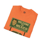 Welcome to Mexico BMW T-Shirt — Retro Road Trip Car Design
