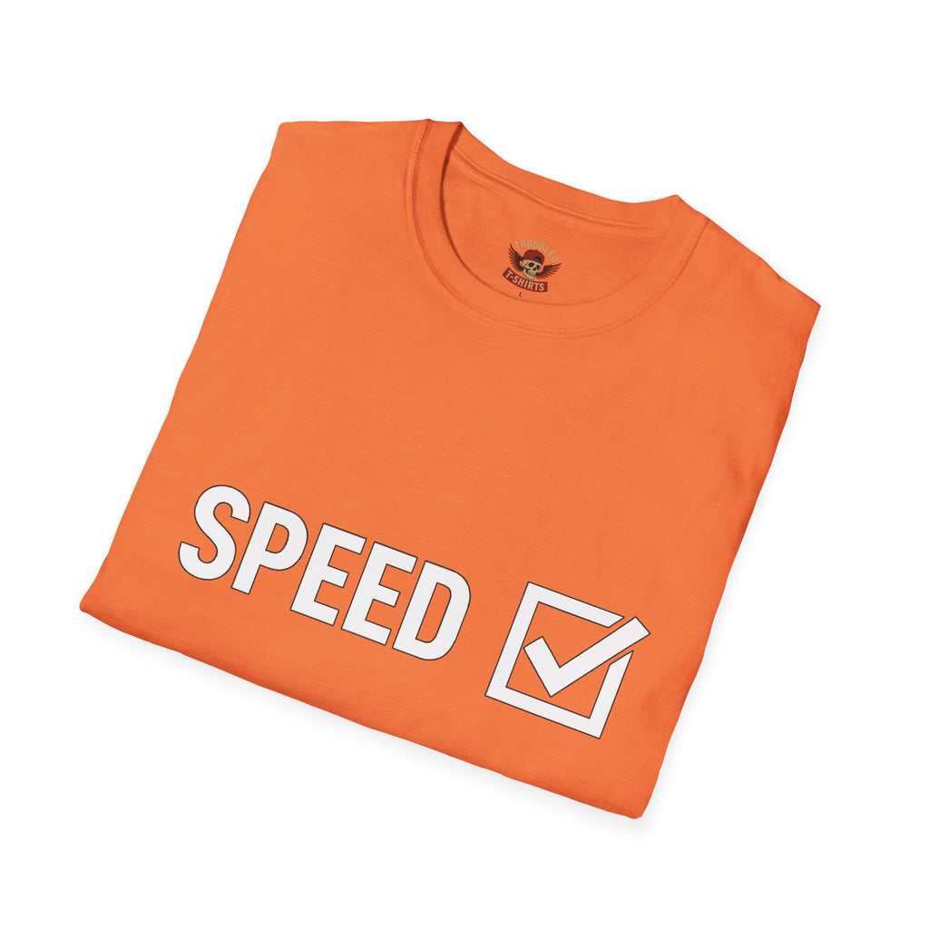 Speed & Comfort T-Shirt – Checked Boxes Racing Lifestyle Tee