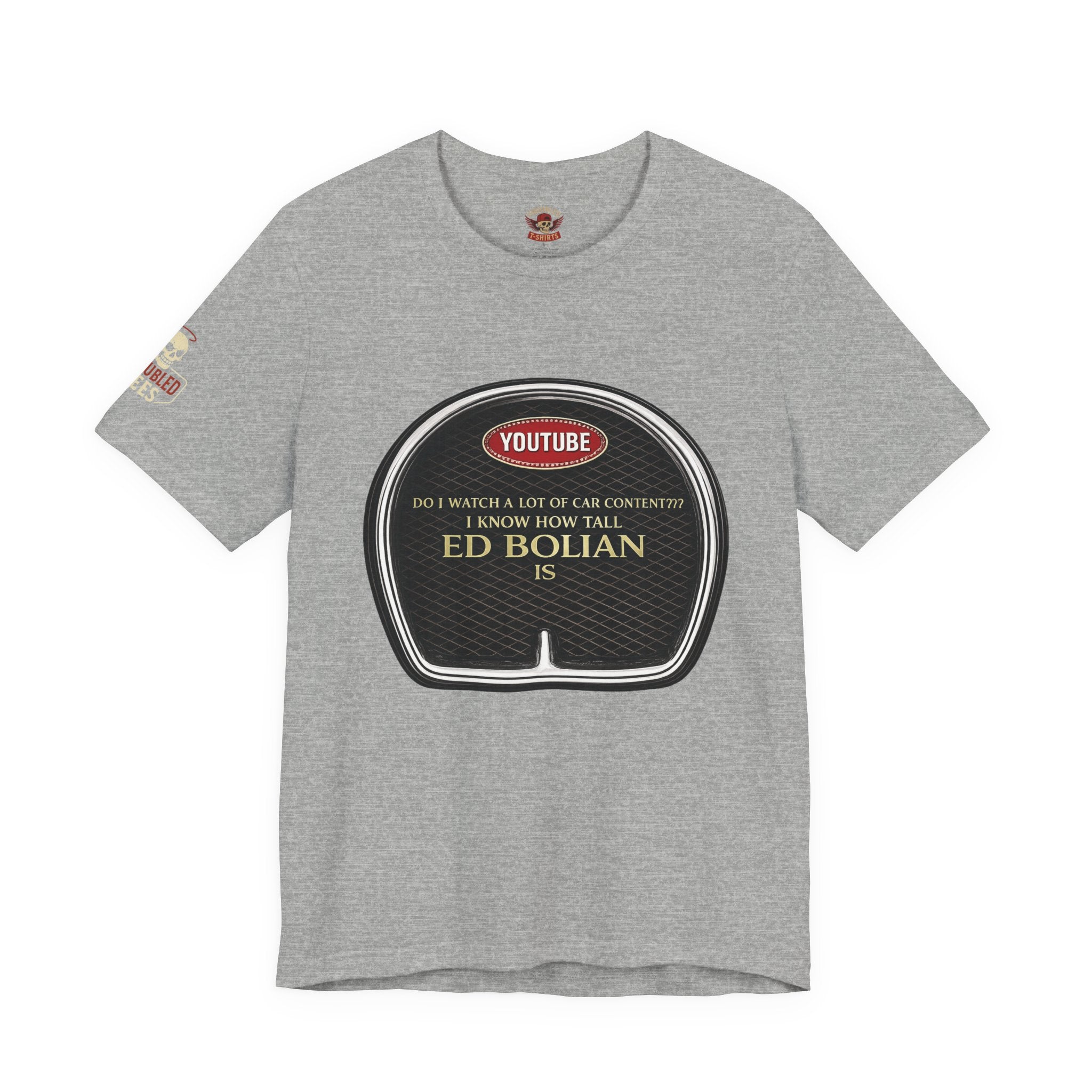 Ed "Too Tall" Bolian Hypercar Tee — 'Almost Too Tall for Hypercars'