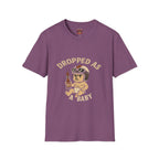 Dropped as a Baby Motorcyclist Unisex T-Shirt -