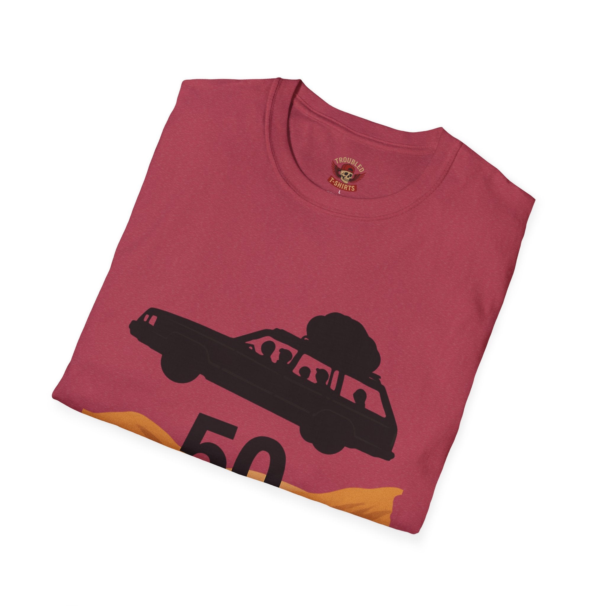 50 Yards Road Trip T-Shirt — Vintage Wagon Graphic Tee