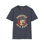 Dropped As A Baby T-Shirt — Funny Retro Baby Pilot Tee