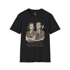 Vintage Couple T‑Shirt — "Can You Just Hug Me Normal?" Retro Humor Tee