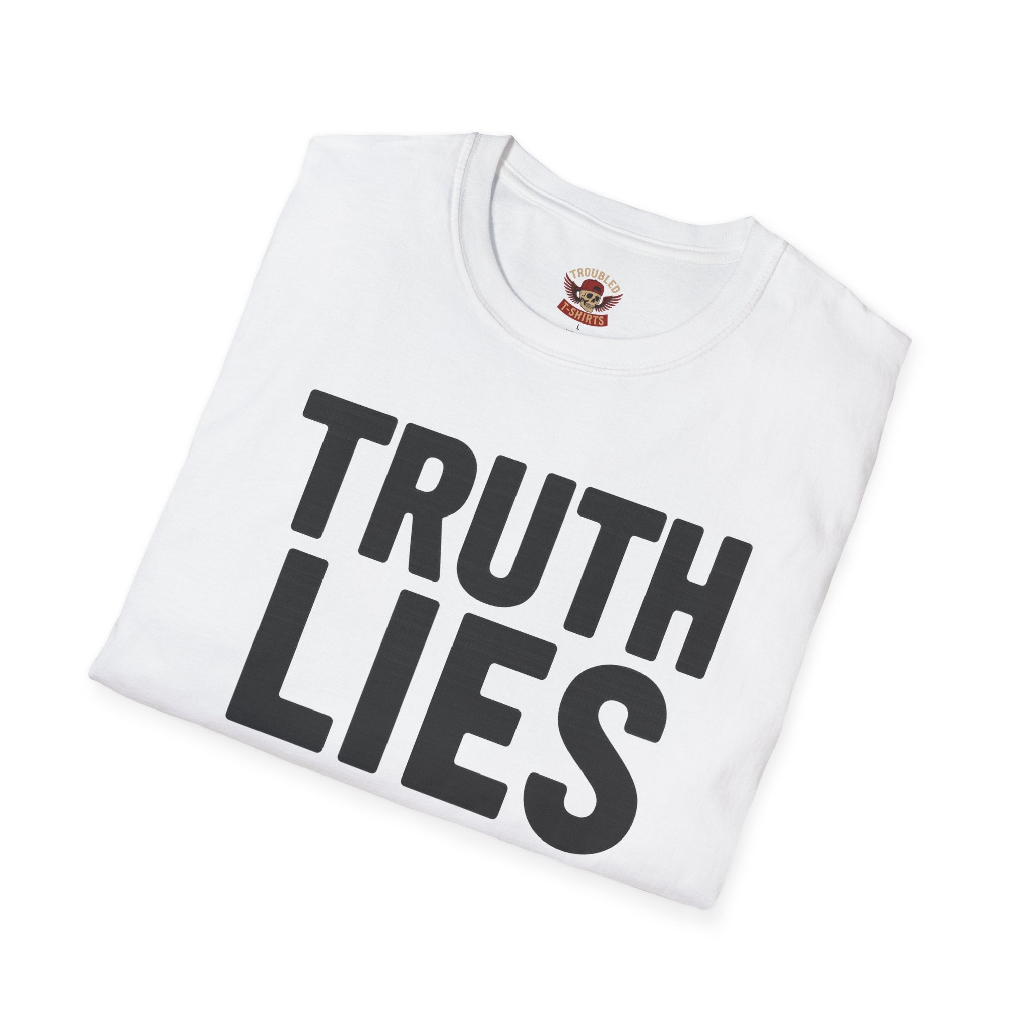 Truth, Lies & GoPro Footage T-Shirt — Funny Statement Tee for Videographers