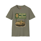 Welcome to Mexico Porsche T-Shirt — 'Welcome to Mexico' Sign Graphic Tee