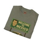 Welcome to Mexico BMW T-Shirt — Retro Road Trip Car Design