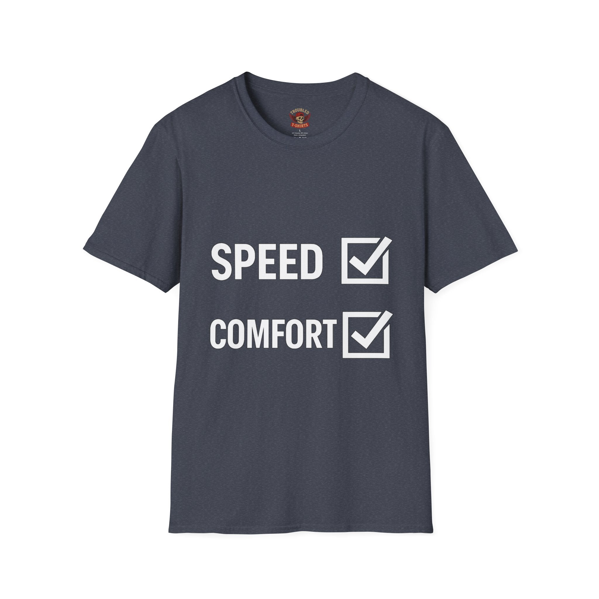 Speed & Comfort T-Shirt – Checked Boxes Racing Lifestyle Tee