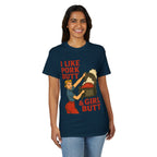 Retro BBQ T‑Shirt — "I Like Pork Butt & Girl Butt" Vintage BBQ Humor Tee