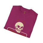 Troubled Tees Graphic T-Shirt — Skull Halo Vintage Logo Tee