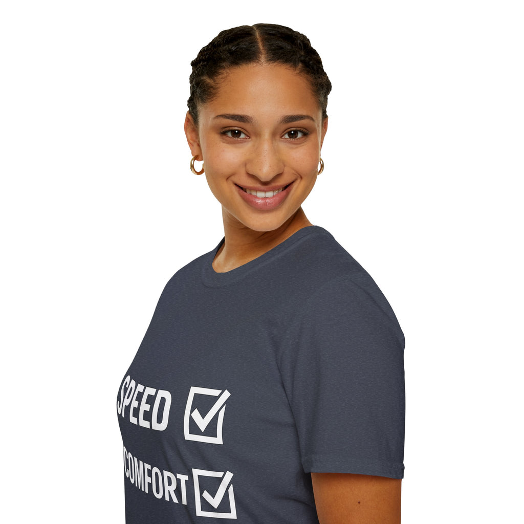 Speed & Comfort T-Shirt – Checked Boxes Racing Lifestyle Tee