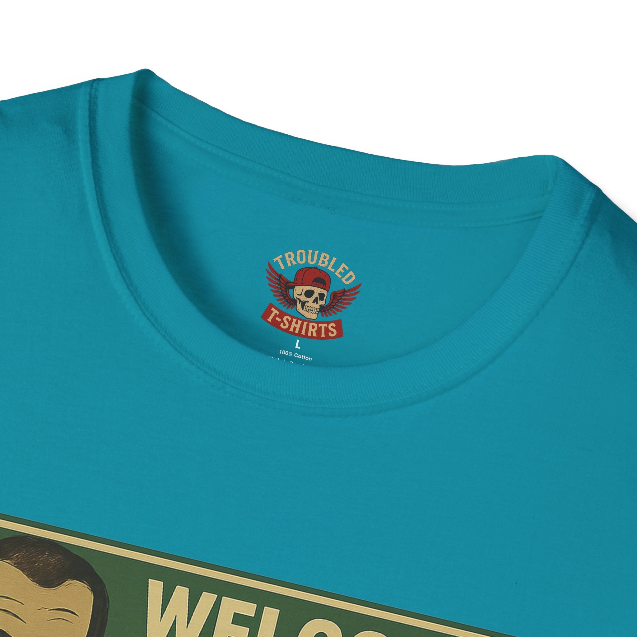 Welcome to Mexico Porsche T-Shirt — 'Welcome to Mexico' Sign Graphic Tee