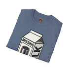 T-Shirt — "Missing 10mm Socket" Milk Carton Mechanics Graphic Tee