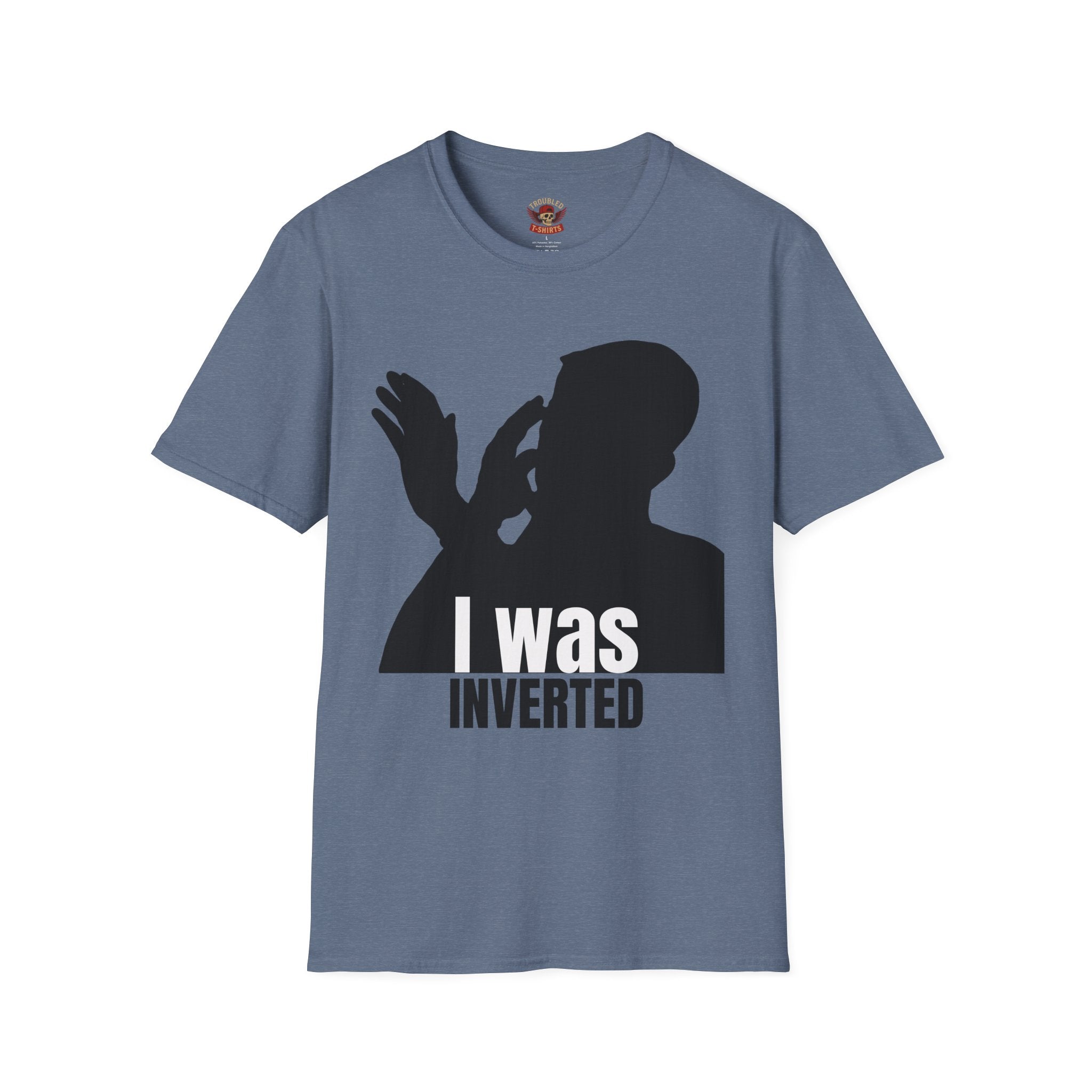I Was Inverted T-Shirt — Retro Silhouette Graphic Tee