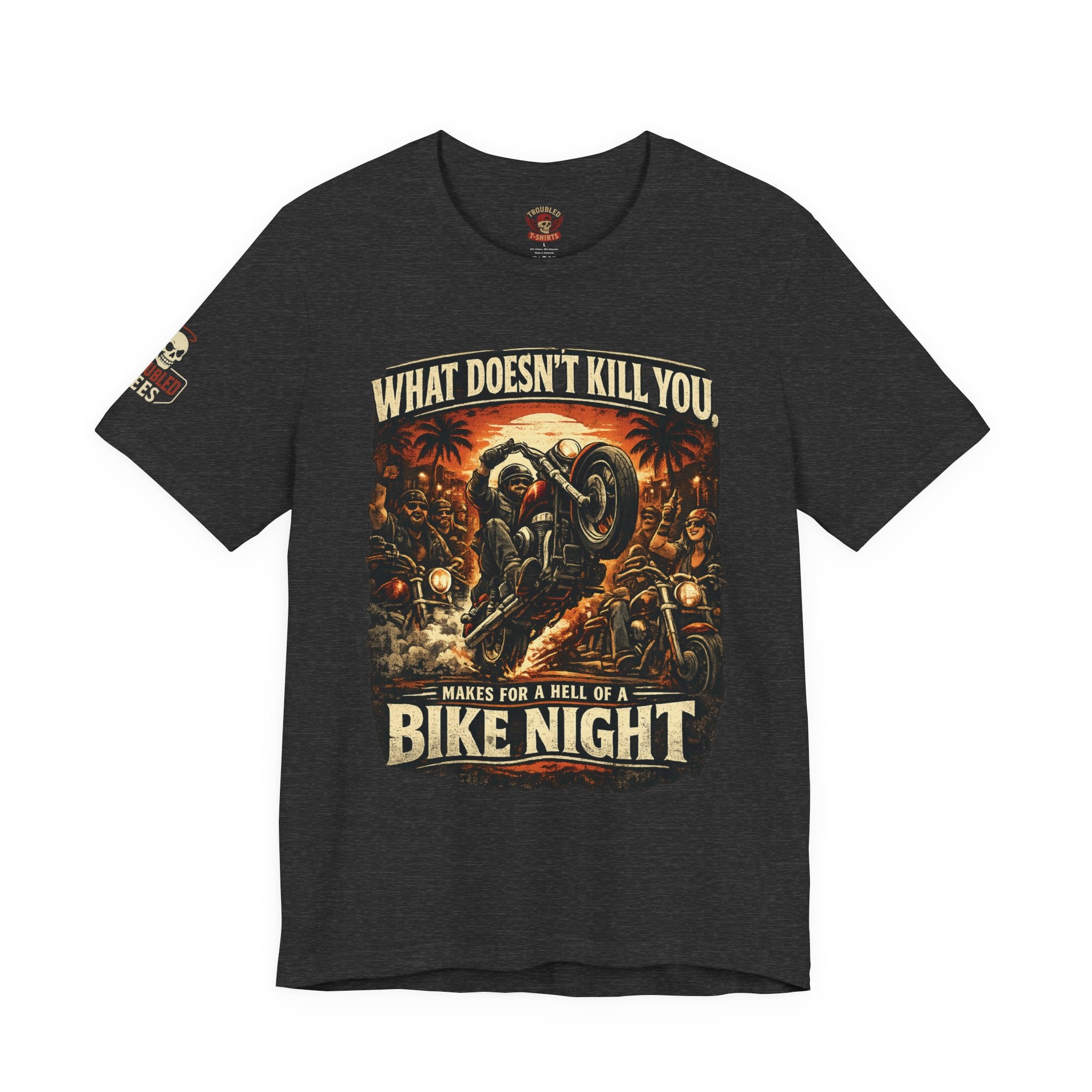 Funny Motorcycle Night Tee — Motorcycle Bike Night T-Shirt