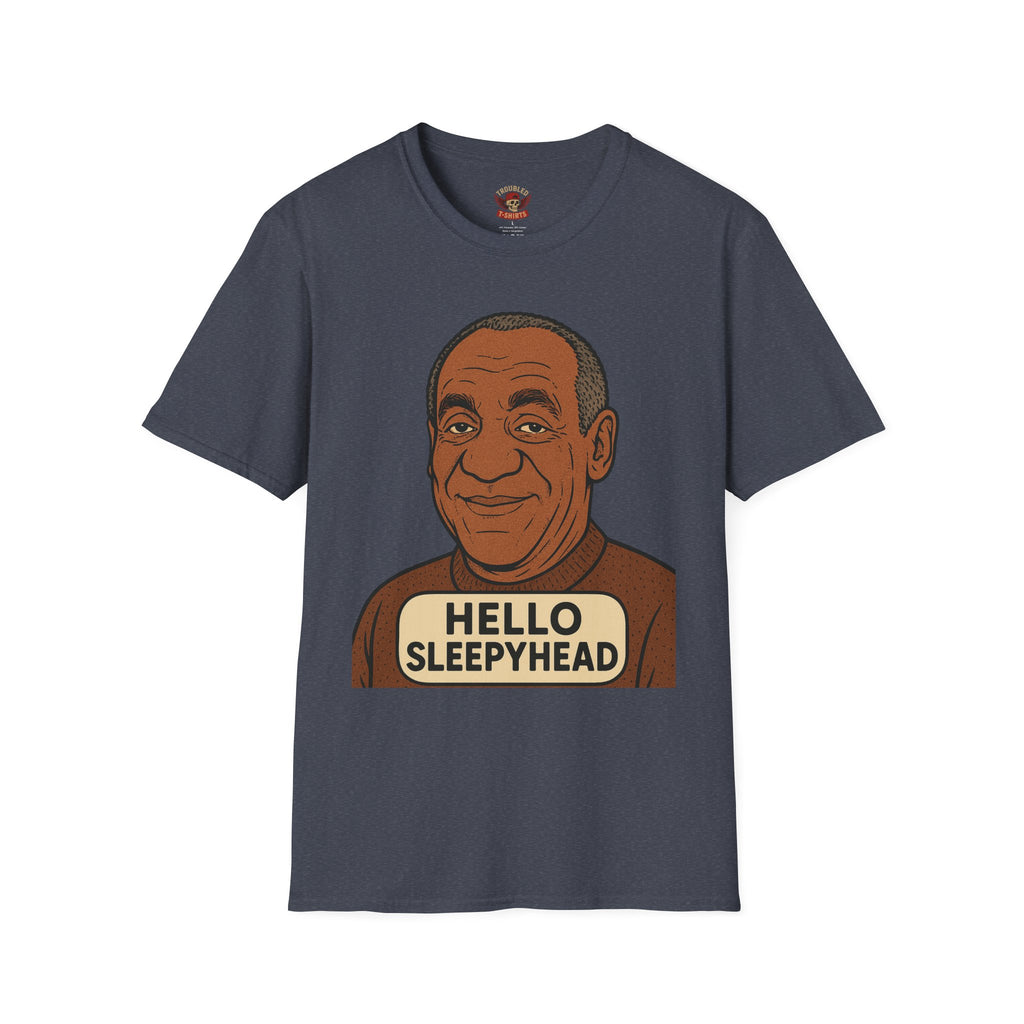 Hello Sleepyhead T-Shirt — Funny Retro Portrait Graphic Tee