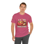 Shark Uterus “I Love Shark Uterus” Charcuterie Foodie Tee