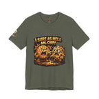 Funny Peanut Butter Cookie Yelling at Chocolate Chip Cookie T‑Shirt
