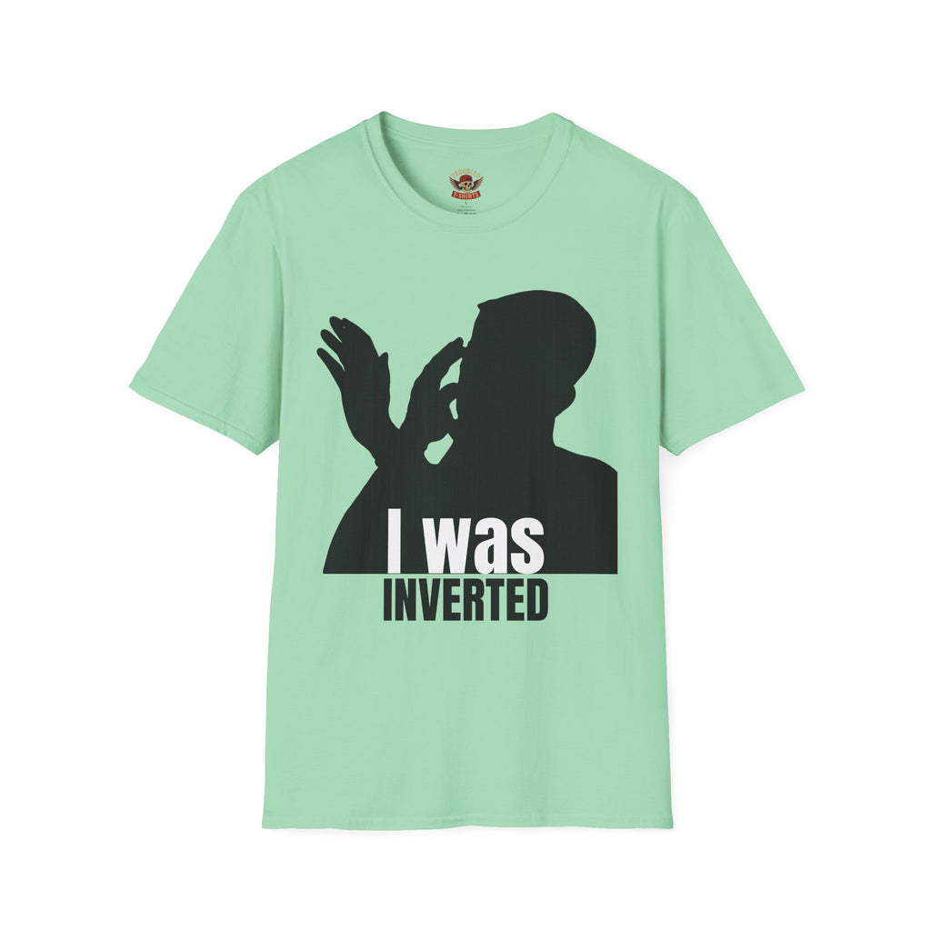I Was Inverted T-Shirt — Retro Silhouette Graphic Tee