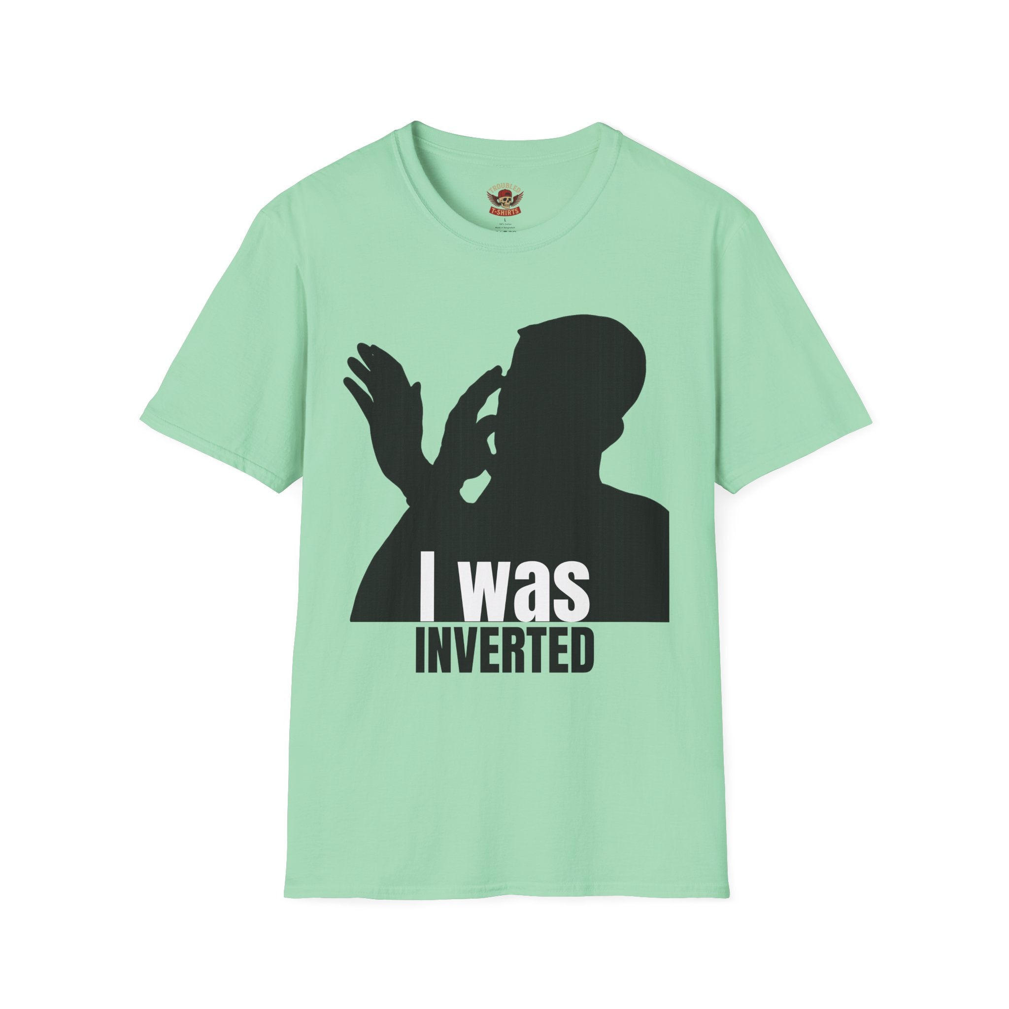 I Was Inverted T-Shirt — Retro Silhouette Graphic Tee