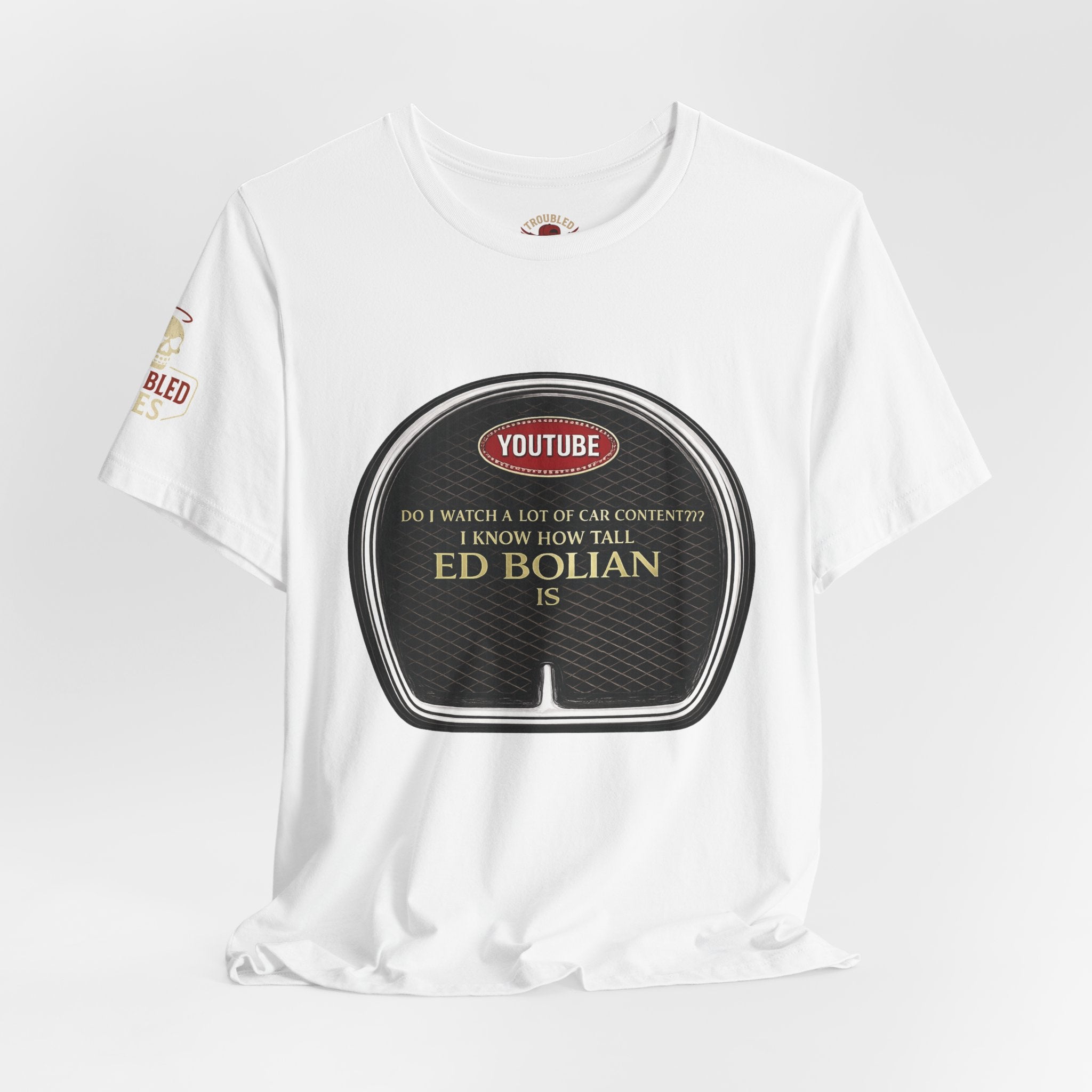 Ed "Too Tall" Bolian Hypercar Tee — 'Almost Too Tall for Hypercars'