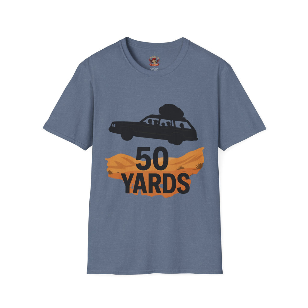 50 Yards Road Trip T-Shirt — Vintage Wagon Graphic Tee