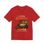 I Rescue Beavers Graphic Tee — Funny Tongue-in-Cheek Wildlife Shirt