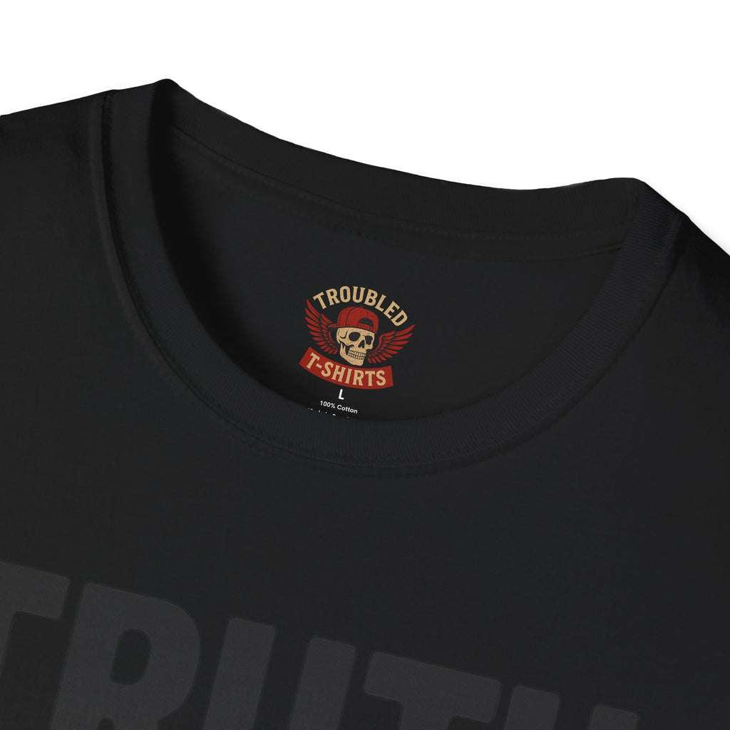 Truth, Lies & GoPro Footage T-Shirt — Funny Statement Tee for Videographers