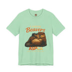 I Rescue Beavers Graphic Tee — Funny Tongue-in-Cheek Wildlife Shirt