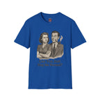Vintage Couple T‑Shirt — "Can You Just Hug Me Normal?" Retro Humor Tee