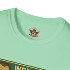 Welcome to Mexico BMW T-Shirt — Retro Road Trip Car Design