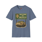 Welcome to Mexico Porsche T-Shirt — 'Welcome to Mexico' Sign Graphic Tee