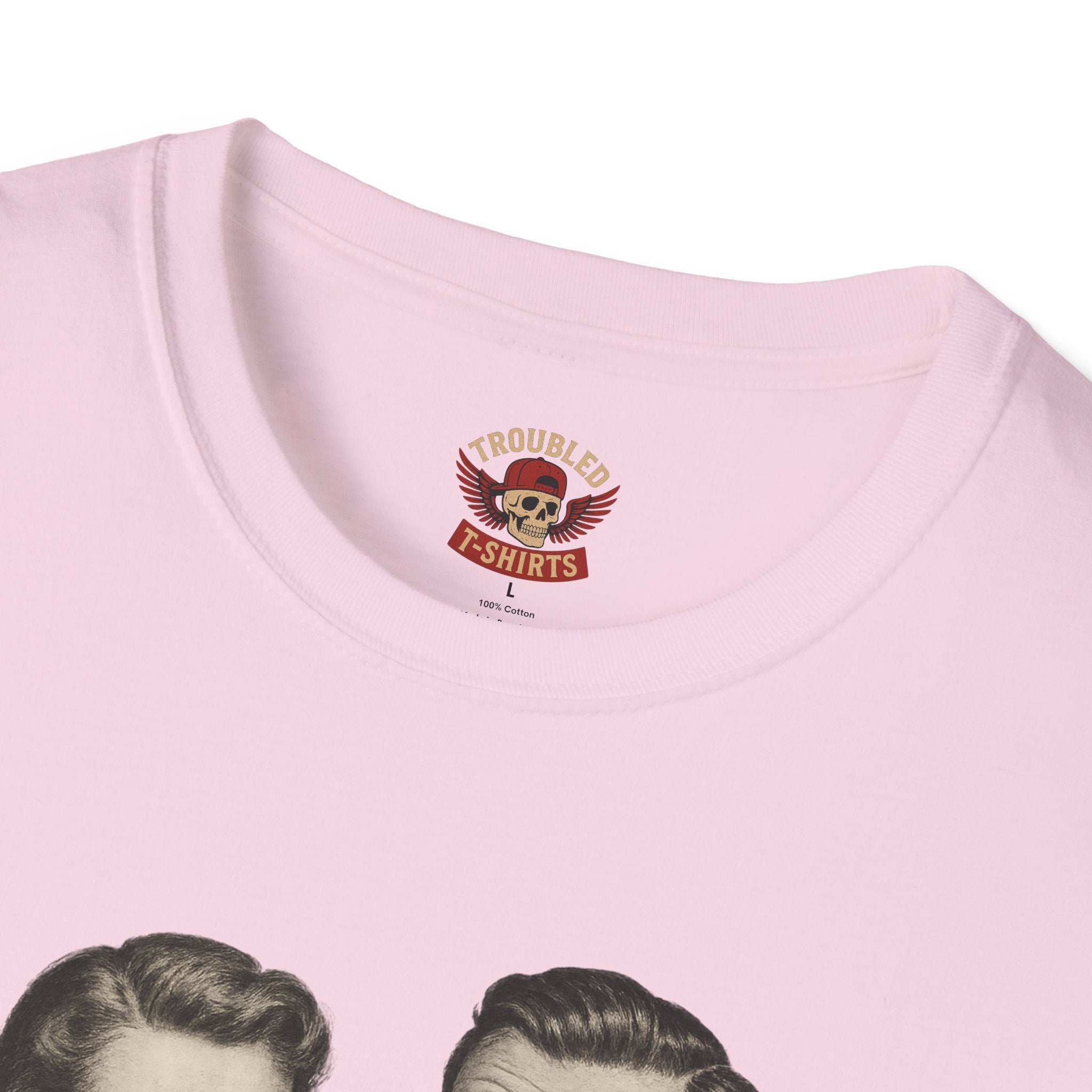 Vintage Couple T‑Shirt — "Can You Just Hug Me Normal?" Retro Humor Tee