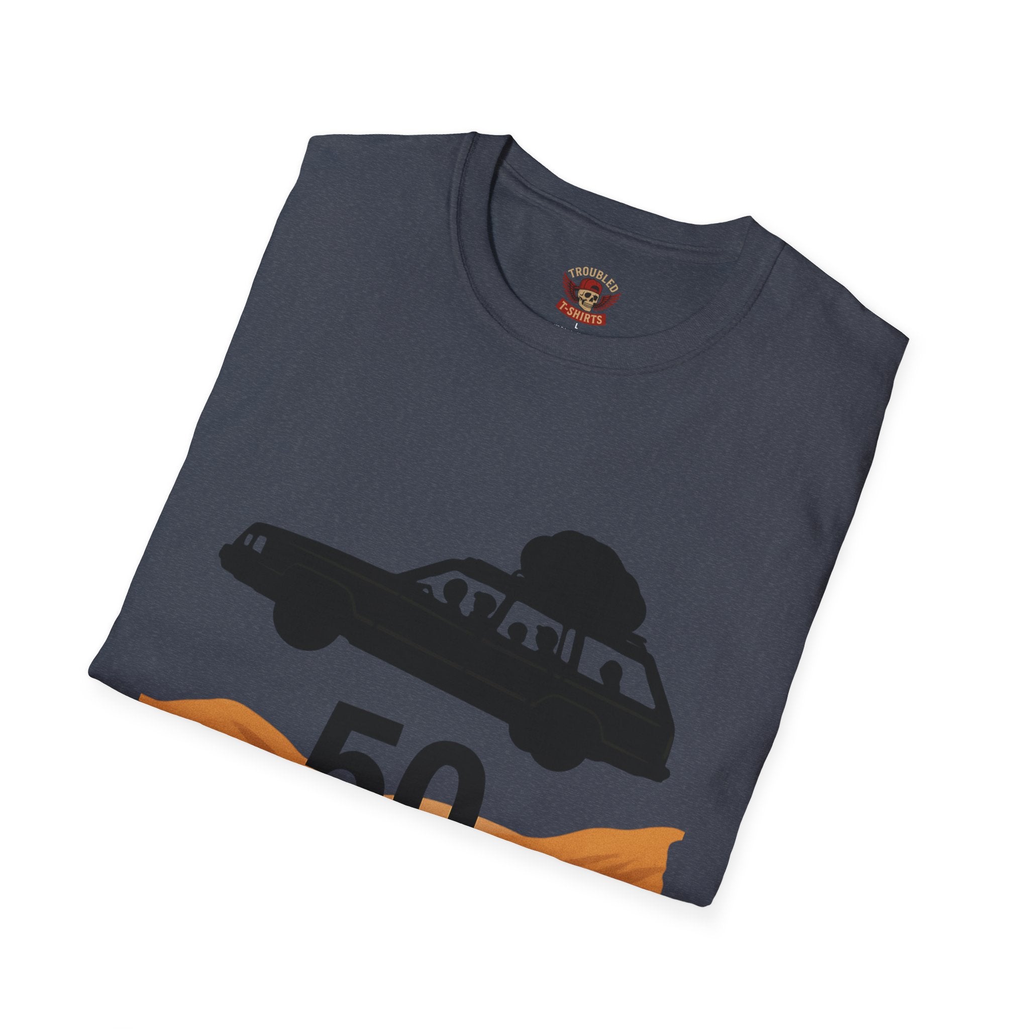 50 Yards Road Trip T-Shirt — Vintage Wagon Graphic Tee