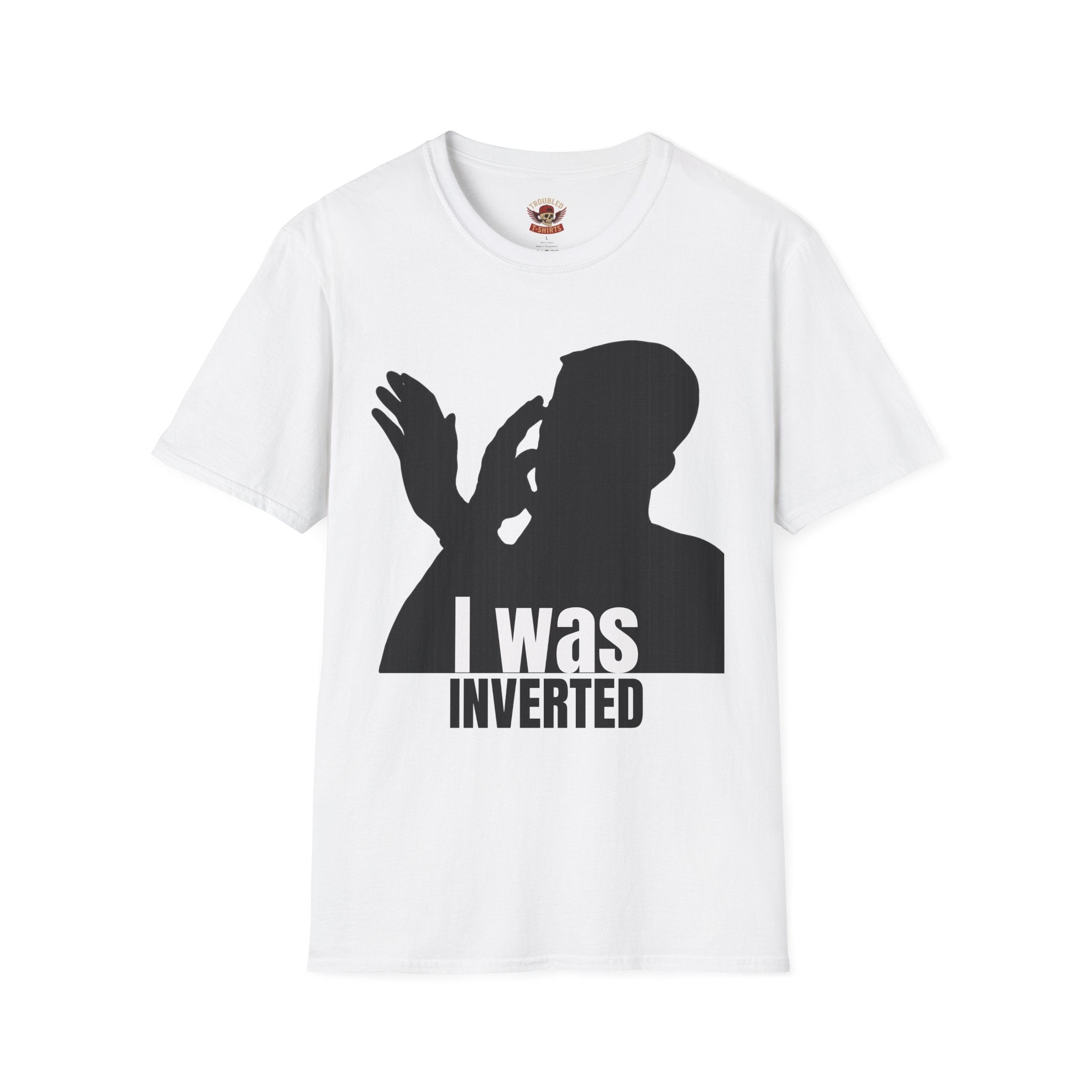I Was Inverted T-Shirt — Retro Silhouette Graphic Tee
