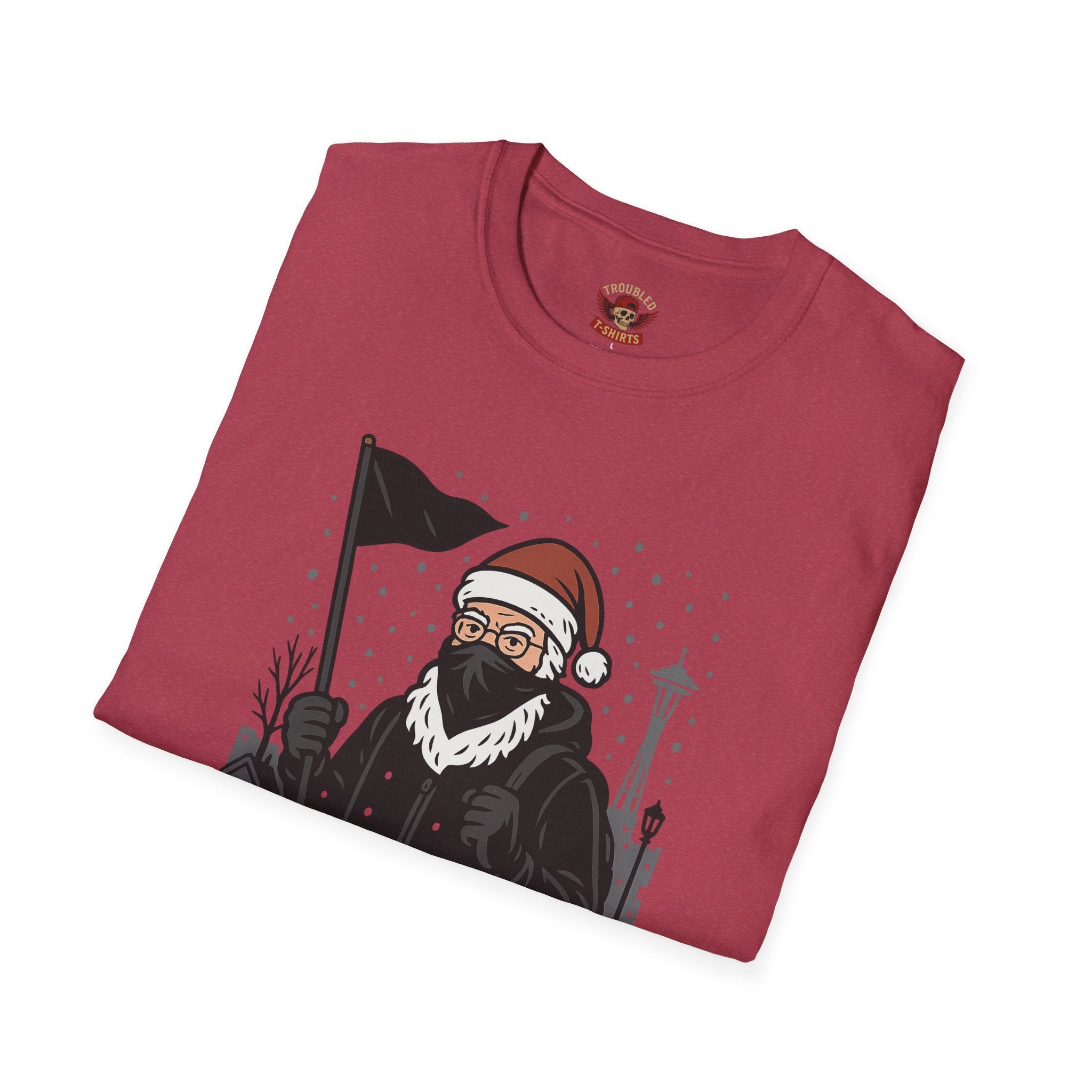 T-Shirt — Antifa 'La La La La' Holiday Graphic Tee