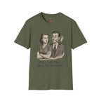 Vintage Couple T‑Shirt — "Can You Just Hug Me Normal?" Retro Humor Tee