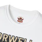 Orwell Was an Optimist T-Shirt — Dystopian Skull & Mushroom Cloud Graphic Tee