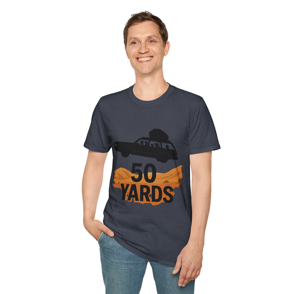 50 Yards Road Trip T-Shirt — Vintage Wagon Graphic Tee