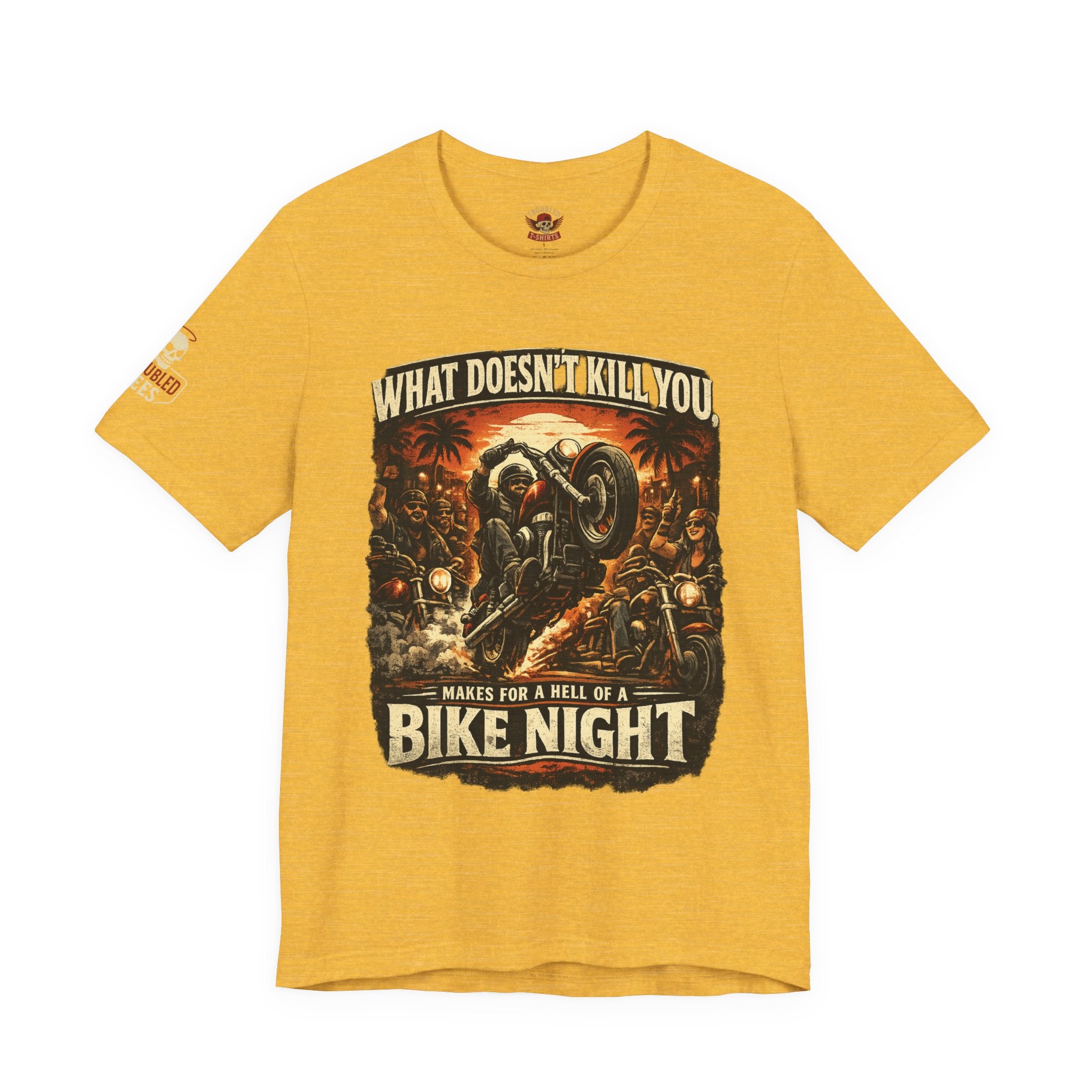 Funny Motorcycle Night Tee — Motorcycle Bike Night T-Shirt